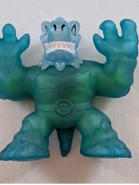 Heroes Of Goo Jit Zu Dino X-Ray Tyro Hero Pack T-Rex Blue Dinosaur Stretch Gooey